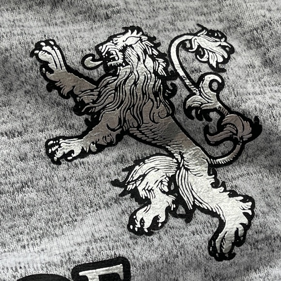 Game Of Thrones Lounge Gray Silver Sweatshirt Top Soft Stretchy Cozy Pajamas Top - Picture 5 of 11